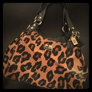 Leopard Print Coach Purse